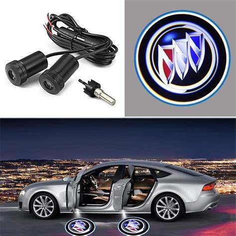 Buy Liuzhi 2Pcs LED Projection Logo Shadow for Buick Car Door Welcome ...