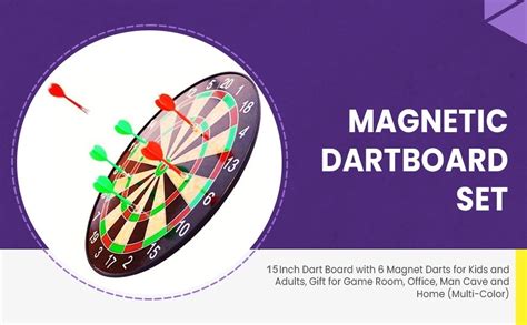 High Trusted® Durable 15 Inch Wide with 6 Magnetic Darts | Safe ...