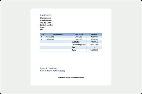 How to Make an Invoice in Word?