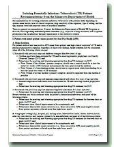 Isolating Potentially Infectious Tuberculosis (TB) Patients ...