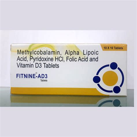 FITNINE-AD3 Tablets Cure Quick Remedies Pvt. Ltd.