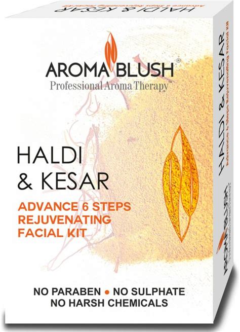 Aroma Blush Haldi & Kesar Facial Kit (6-STEPS) - Price in India, Buy ...