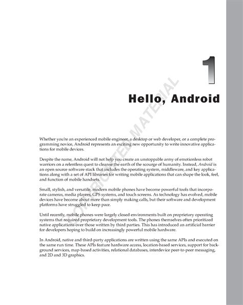 Android sdk - Hello, Android Whether you’re an experienced mobile ...