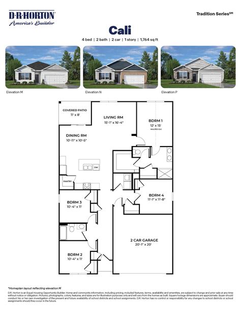 Floor Plan in The Grove at Matthews Landing | Fuquay Varina, | D.R. Horton