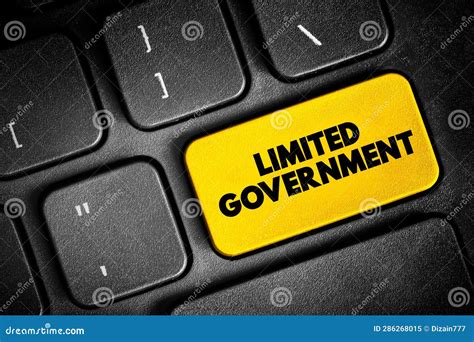 Limited Government is the Concept of a Government Limited in Power, it ...