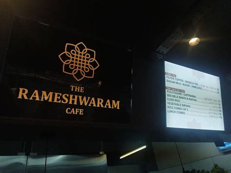 Menu at The Rameshwaram Cafe @ JP Nagar, Bengaluru