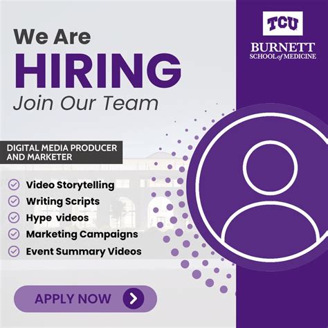 #tcu #jobs #applynow #fortworth #fortworthjobs #digitalmedia #marketer ...