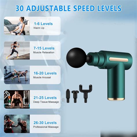 Deep Tissue Percussion Body Massage Machine for Pain Relief – Grab It Go