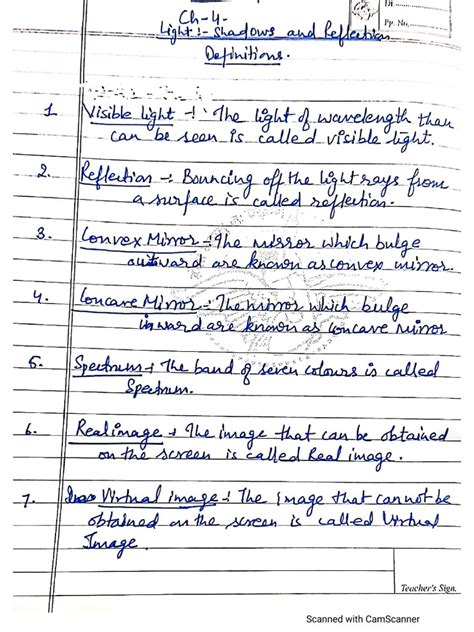 Image result for Light Lesson for Class 7