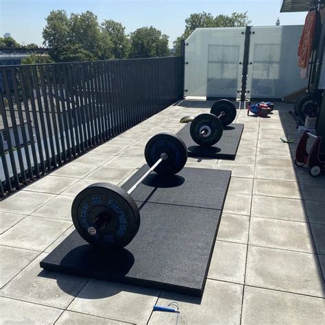 AntiShock & Soundproof Rubber Floor Tiles for Gym Areas