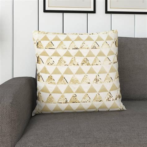 Buy Marshmallow Embroidered Cushion Cover - 40x40 cms. from Home Centre ...