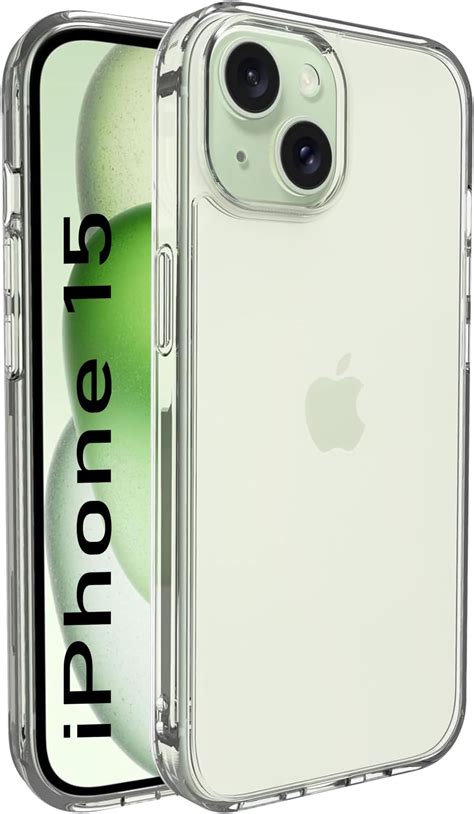 CEDO iPhone 15 (6.1 Inch) Clear Case | Soft Flexible Slim-Fit | Full ...