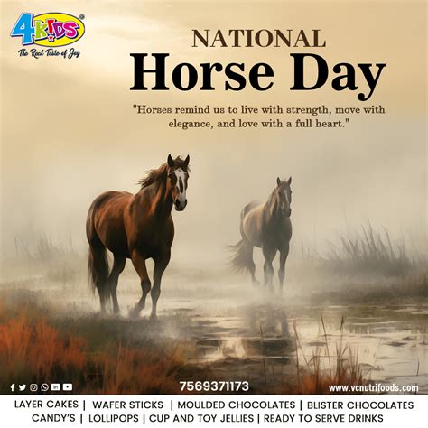 4Kids | "Celebrate the Majesty of Horses! 🐴 On National Horse Day ...