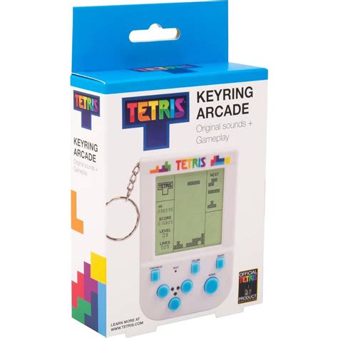 Tetris Arcade Game Keyring - RetroFestive.ca