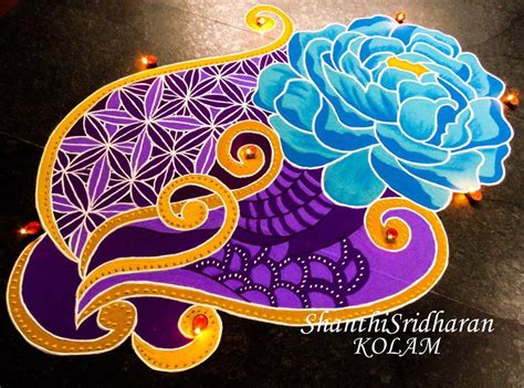 101+ Rangoli Design For Festivals, Simple Rangoli Design For 2022