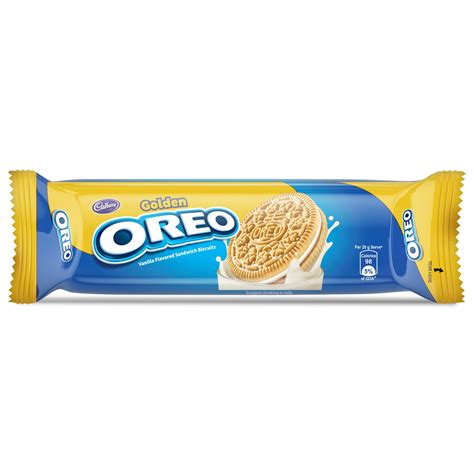 Oreo Golden Vanilla Creme Biscuit, 120g : Amazon.in: Grocery & Gourmet ...