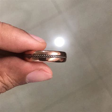 Jewelove™ Rings Men's Band only Customised Plain Platinum Ring JL PT 517