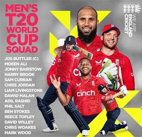 bet365 england squad today t20