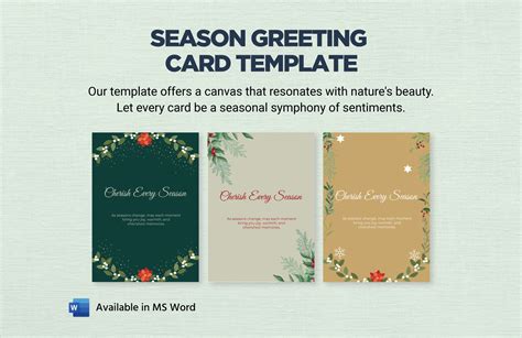 A5 Greeting Card Template in Word, Publisher, Pages - Download ...