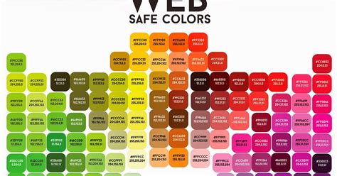 Image result for Web Color Chart