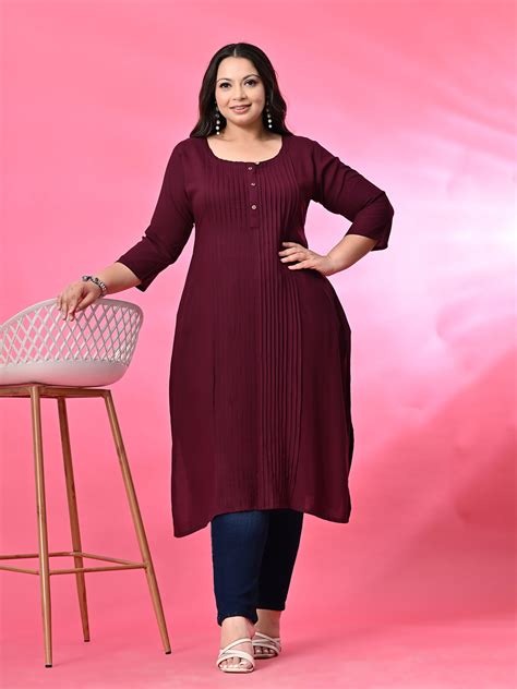 Buy Kurta For Plus Size Women Online in India | Desinoor – DESINOOR.COM