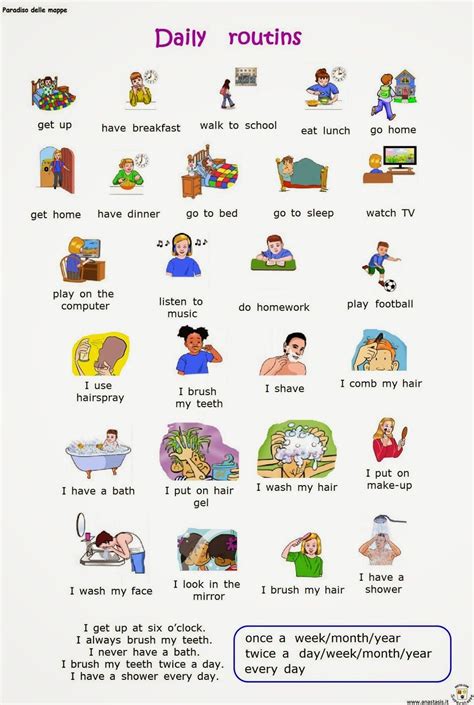 Daily Routine Worksheet 的图像结果