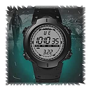 FROZIL Digital Shockproof Multi-Functional Black Strap Waterproof ...