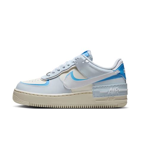 Nike Air Force 1 Shadow Kadın Mavi Sneaker Ayakkabı DZ1847-400