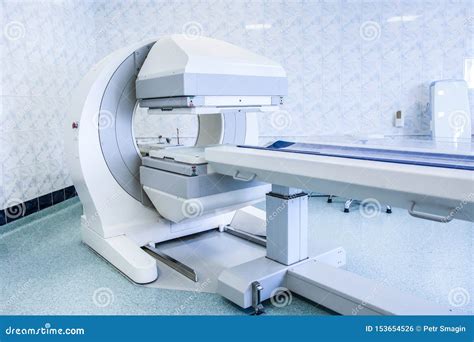 Gamma Camera In The Parlor Of The Clinic Of Nuclear Medicine Royalty-Free Stock Photography ...