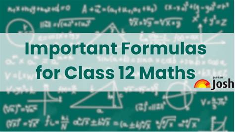 Image result for Small Formulas for Class 12 CBSE Math