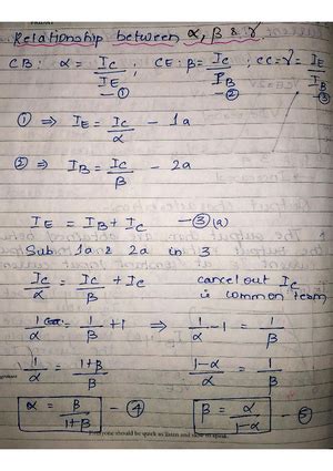UNIT 5 BJT - BJT - electric and electronic circuits - Studocu