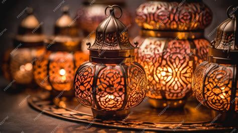 Premium AI Image | Traditional Moroccan ornamental lantern