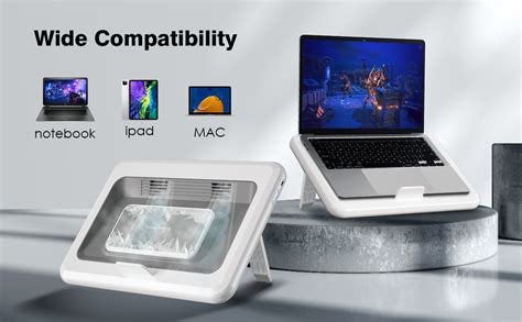 Cubonic H6 Laptop Cooling Stand, Gaming Cooler Pad with Semiconductor ...