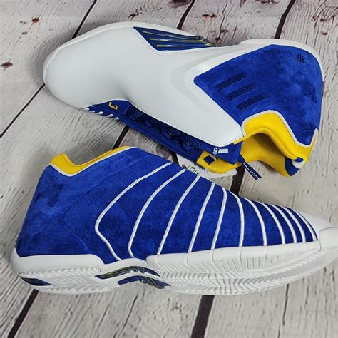 Adidas TMac 3 Restomod Shoes Mens 12 Tracy McGrady White Blue ...