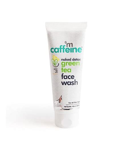 mCaffeine Vitamin C Face Wash for Women with Green Tea & Hyaluronic ...