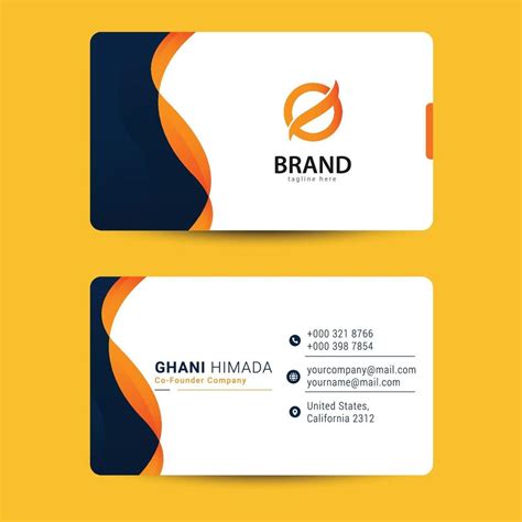 Business Card Design Front and Back 的图像结果