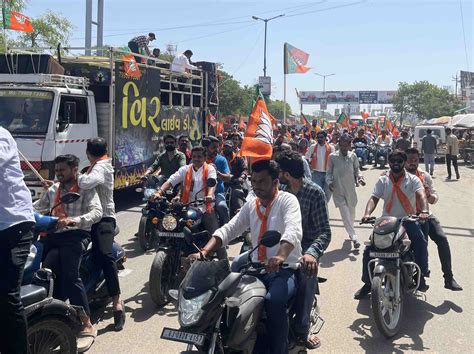 Banaskantha BJP DJ Bike Rally; Local Election Campaign Ends Today
