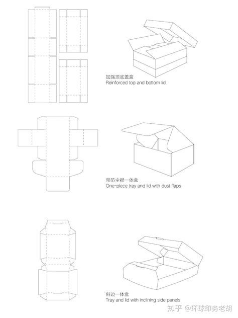 140款包装盒型展开图合集 | 交互设计汁源小站