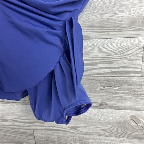 NWOT Vintage LL Bean Women’s Blue One Piece Bathing... - Depop