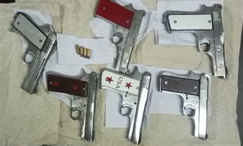 Indore: 5 held with 6 firearms, 4 live cartridges