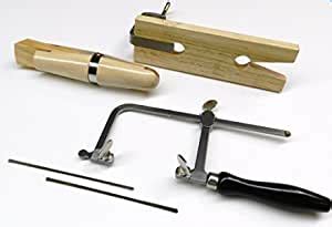 JTS Jewelry Making Kit - Basic Supply Bench Pin, Sawframe, Blades, Ring ...