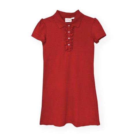 Polo Dress with Ruffled Top with Lee-Scott Academy Logo – Zoghby's Uniforms
