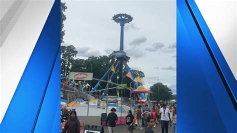 Crews rescue 28 people trapped upside down on amusement park ride