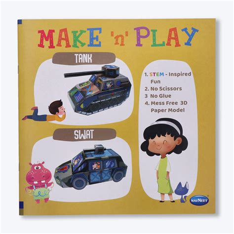 Navneet's Make n Play – Tank & Swat Fun DIY Crafts - School Project Bo