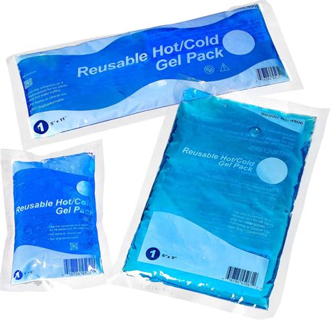 Flexible Gel Ice Packs for Injuries Reusable 3-Pack Nepal | Ubuy