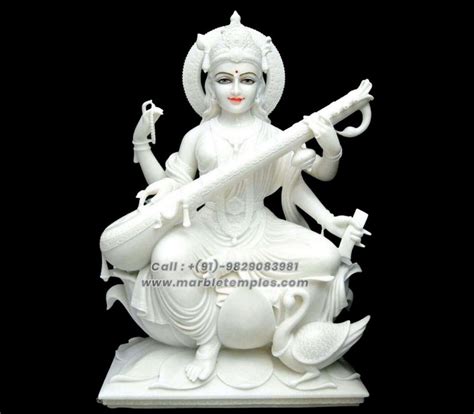Buy Online Marble Saraswati Statue at best price-MarbleTemples