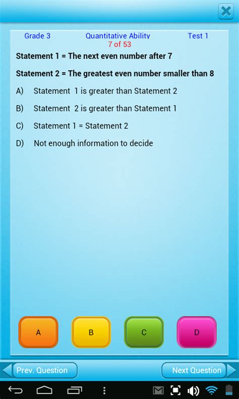 QVprep 3rd grade Quantitative Maths Verbal English Ability Practice ...