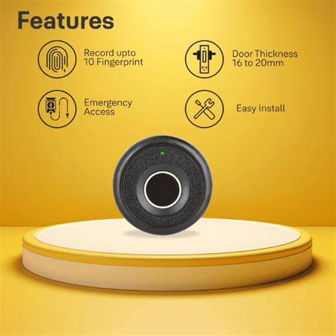 Buy Yale YLDRPB Smart Locks, Wardrobe Door Lock, Fingerprint or ...