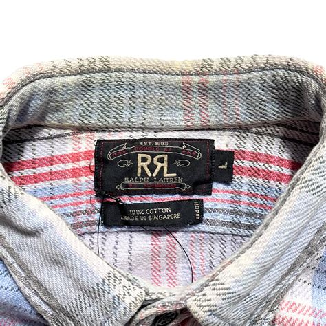 vintage RRL heavy flannel shirt | NOIR ONLINE