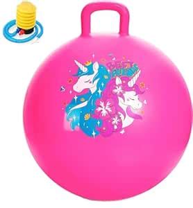 YHK 1 Bouncing Ball, Perfect Size for Ages 2+, Easy to Inflate with ...